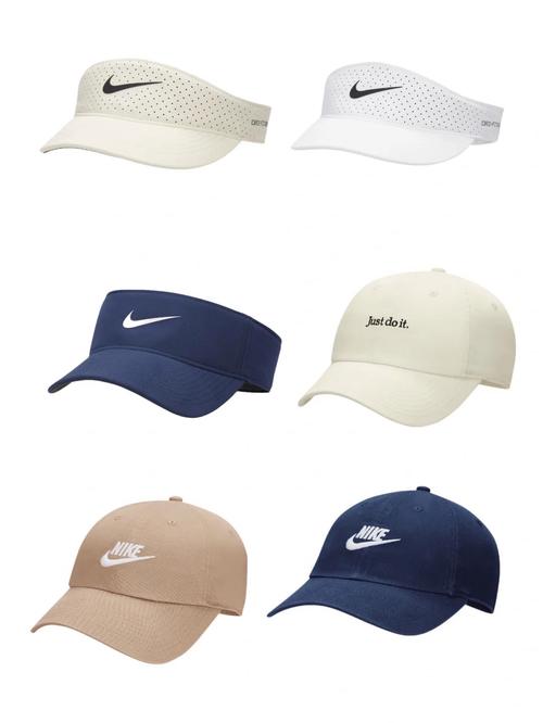 不同遮阳帽面料内侧细节展示图