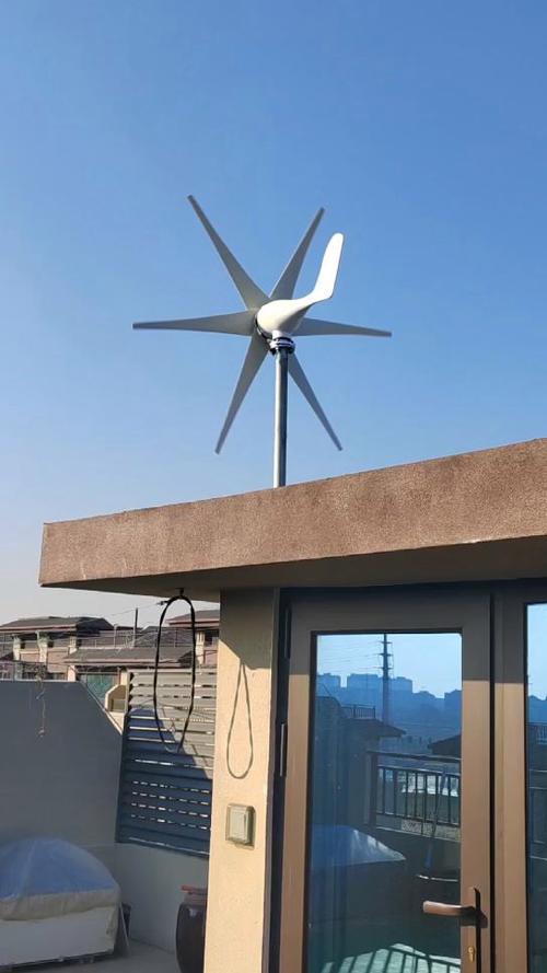 浙江山区民宿屋顶分布式小型风能发电机