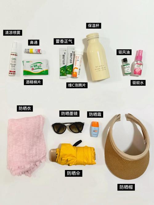 夏季高温出行必备随身物品