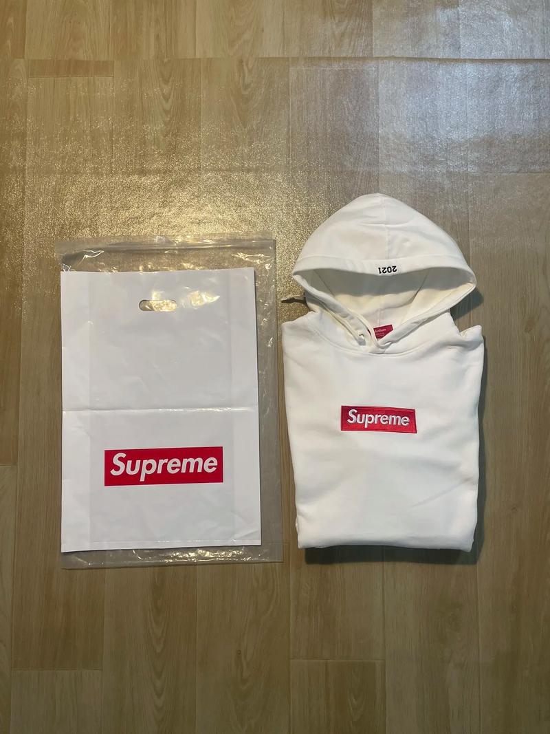 真假Supreme Box Logo卫衣细节对比图