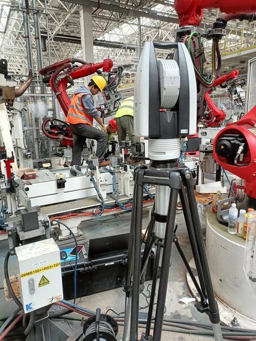 激光跟踪仪现场测量大型工件转站操作