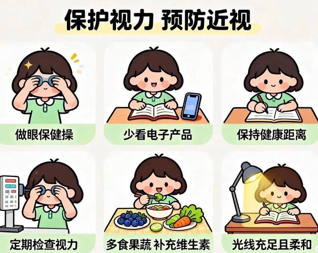小学生课间在操场活动预防近视