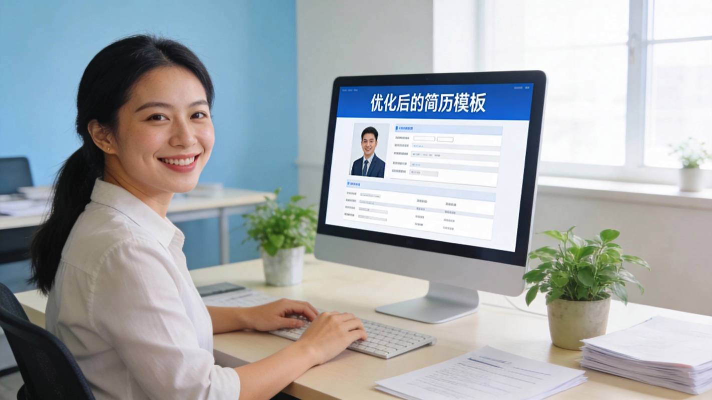 HR筛选应届生求职简历电脑桌面截图
