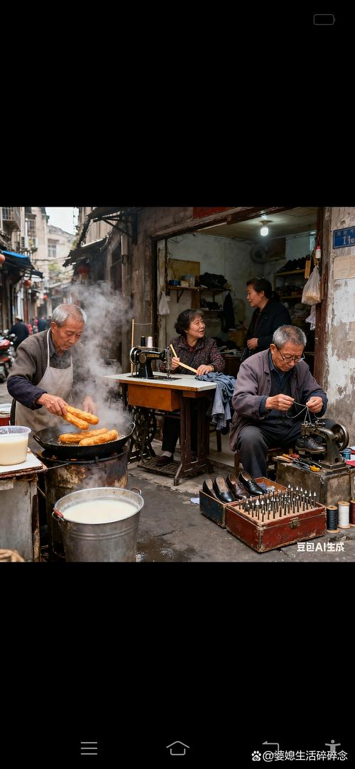 泉州西街早餐摊老人