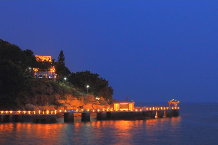 鼓浪屿菽庄花园夜景