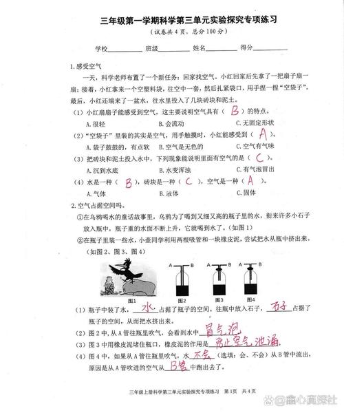 在家就能做的三个探究式学习小练习