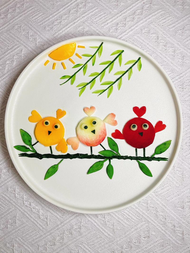 儿童趣味摆盘模具制作过程图