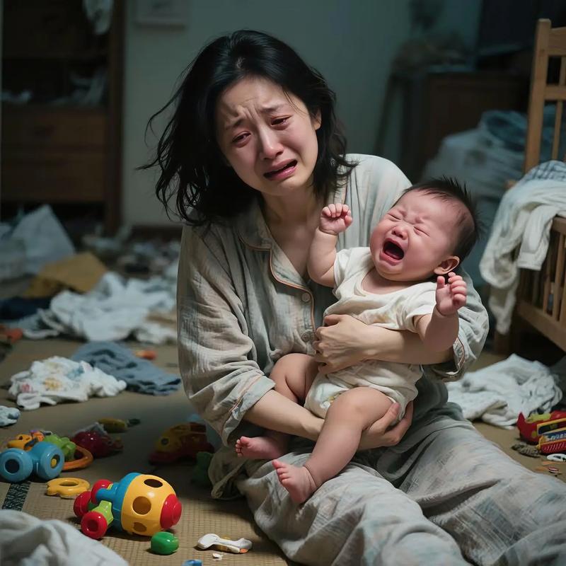 深夜客厅里孩子为拼图崩溃大哭的场景 情绪养育