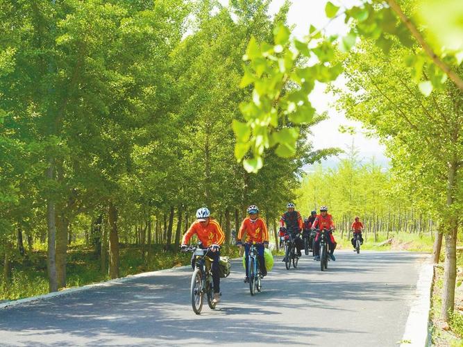 城市近郊休闲骑行路线风景