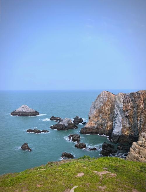福建四礵列岛东礵岛红礁石海景