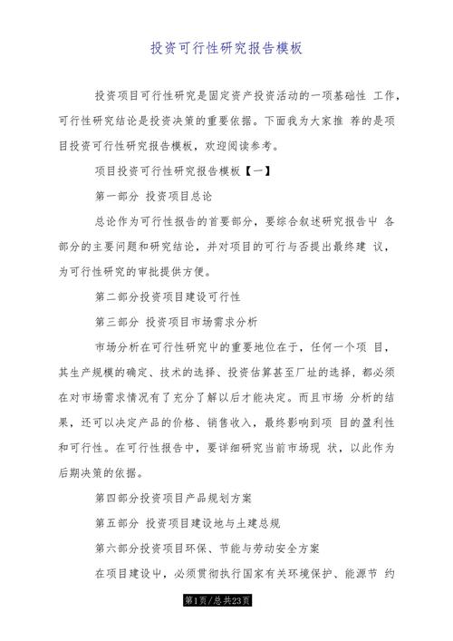 小项目做可行性研究，别搞花架子