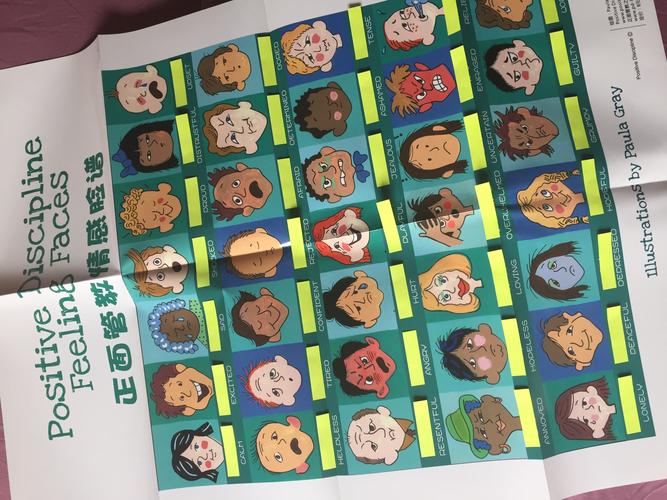 儿童情绪脸谱互动游戏场景图
