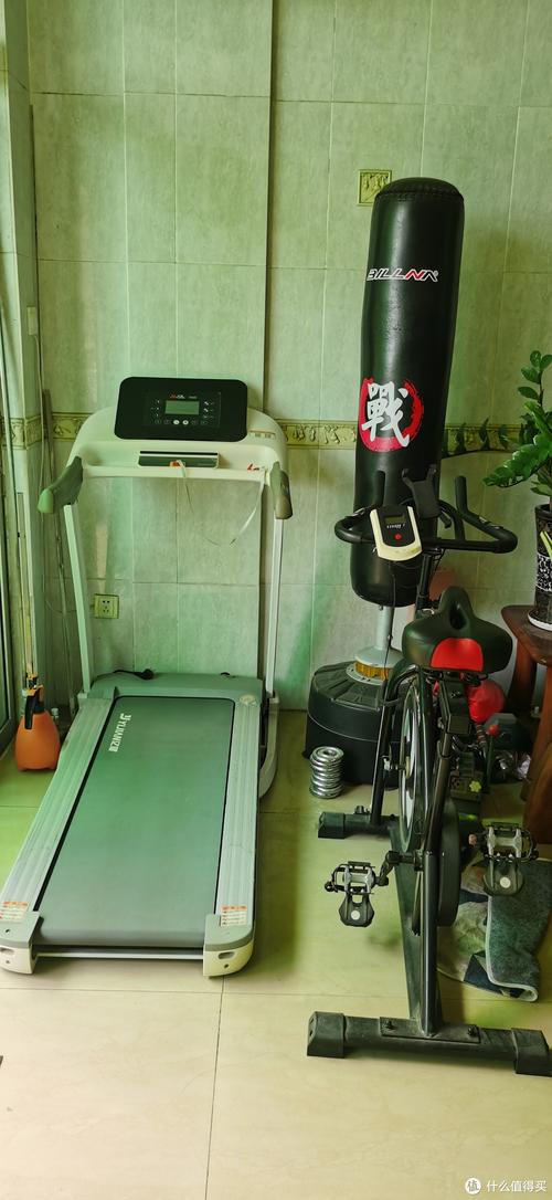 客厅角落堆着落灰的家用小型健身器械