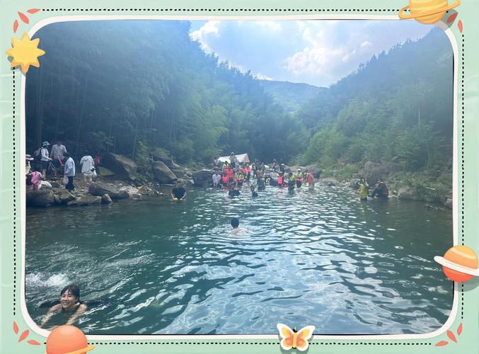 安吉龙王山溪流