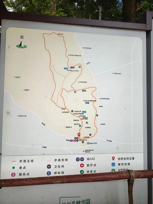 成都灵岩山徒步路线海拔变化图