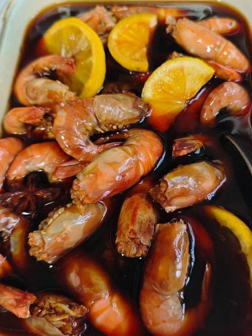绍兴醉虾特写