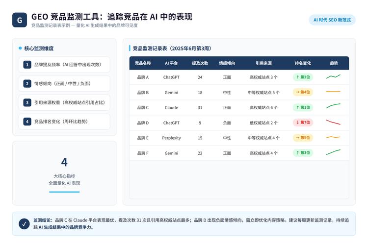 AI搜索品牌监测记录表设计图