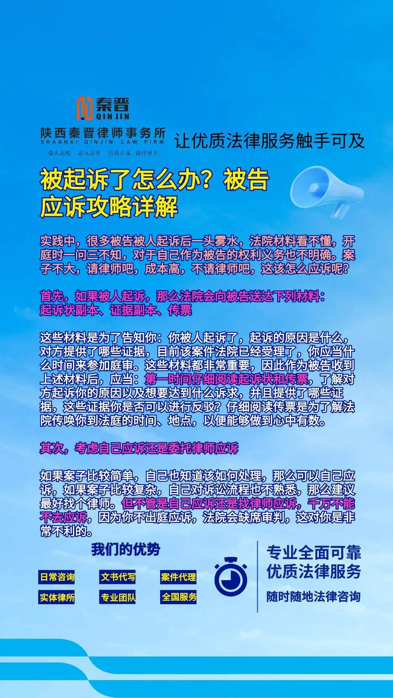三、真被起诉了,该怎么接招?