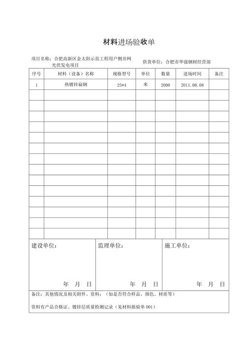 材料预算验收篇