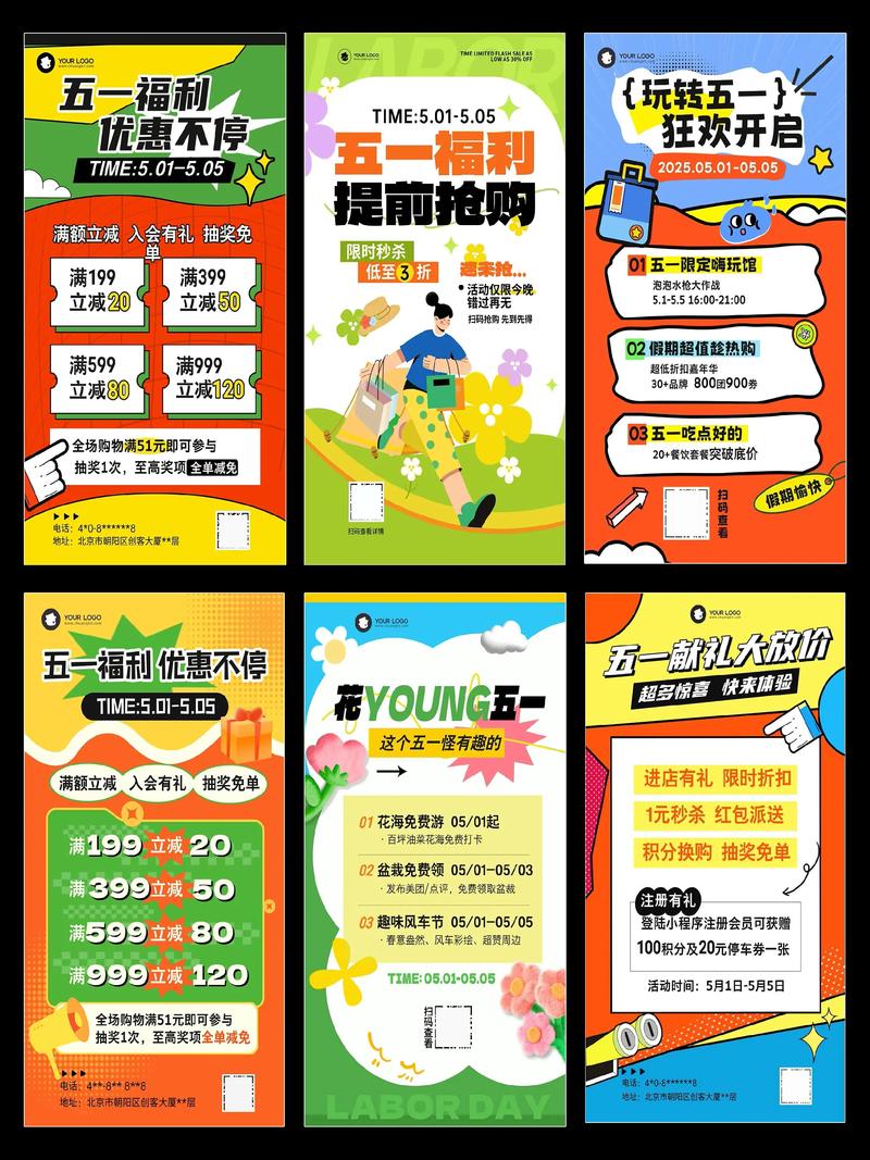 促销海报排版案例对比