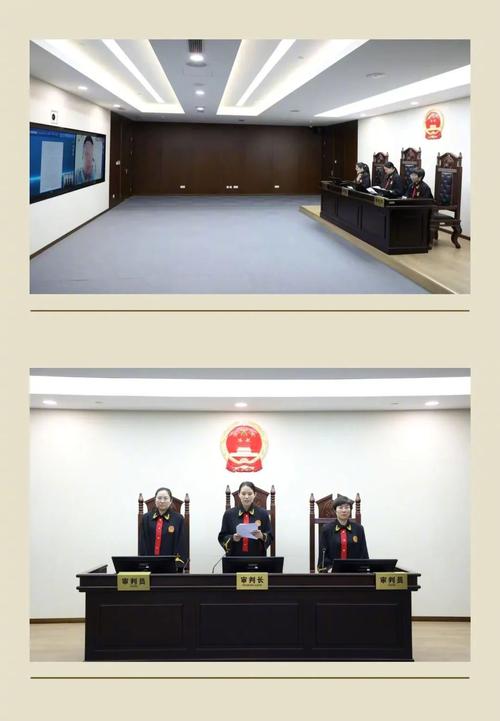 网络谣言转发侵权案例庭审现场照片