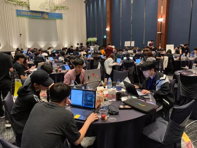 开源开发者线下黑客松活动现场照片