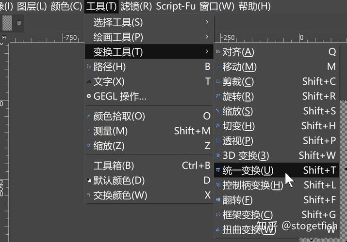 免费GIMP软件界面图层编辑示意图