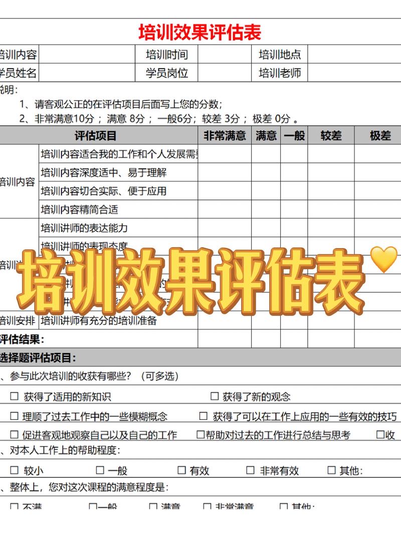 内训效果评估，别只看满意度打分表