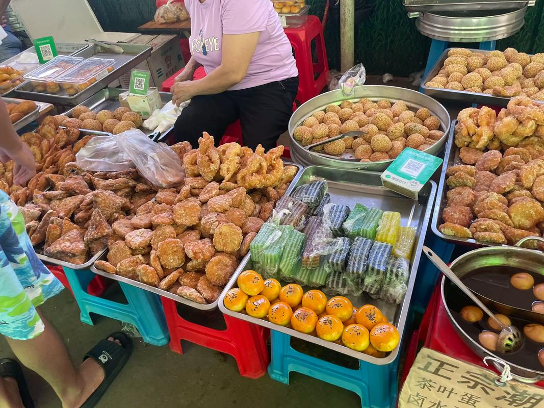 侨港风情街小吃摊