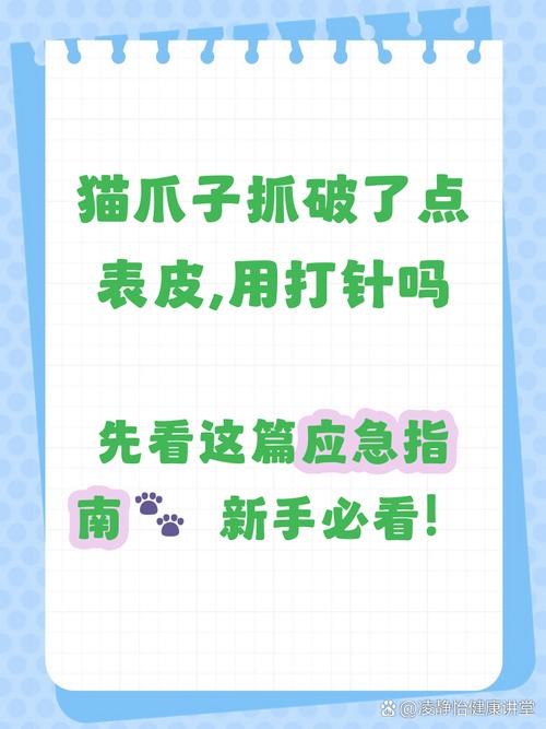 猫咪抓伤后肥皂水冲洗伤口步骤