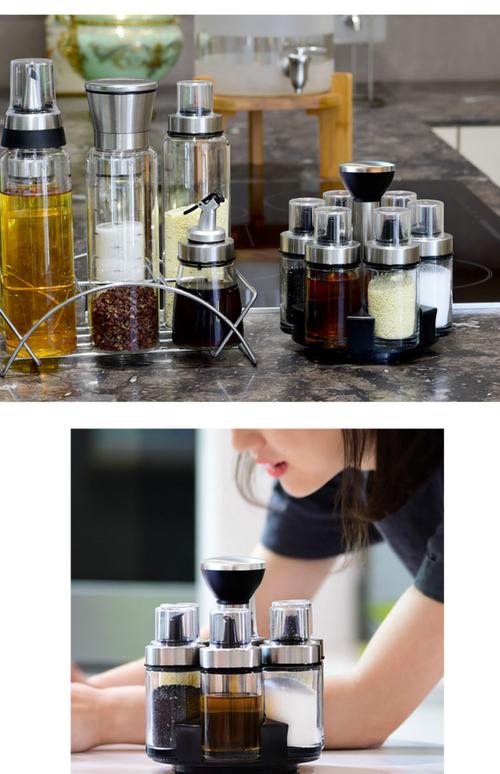 直播间展示创新的带计量功能调味瓶,使用场景画面