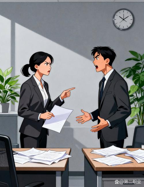 职场沟通破冰场景插画