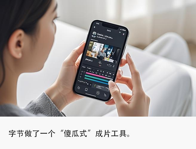 深夜手机刷短视频的用户剪影