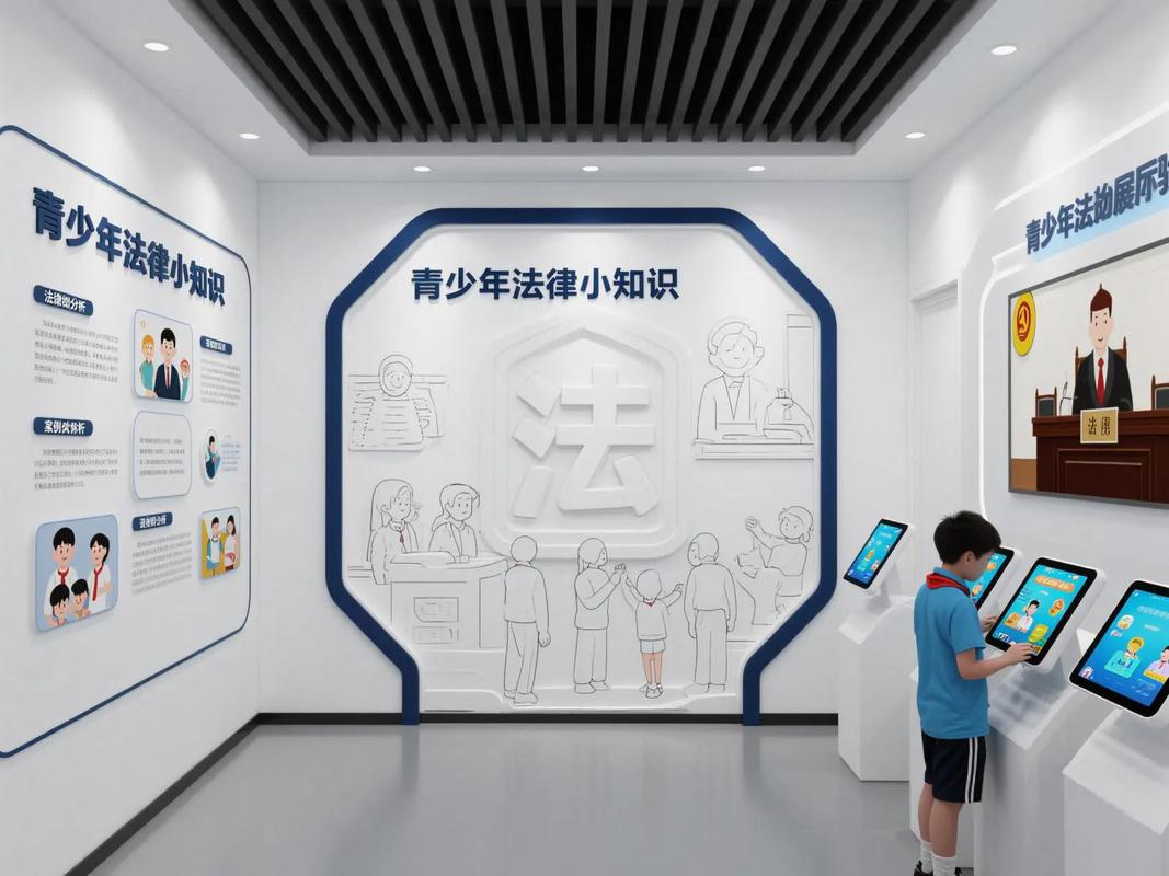 法治教育主题校园文化墙设计