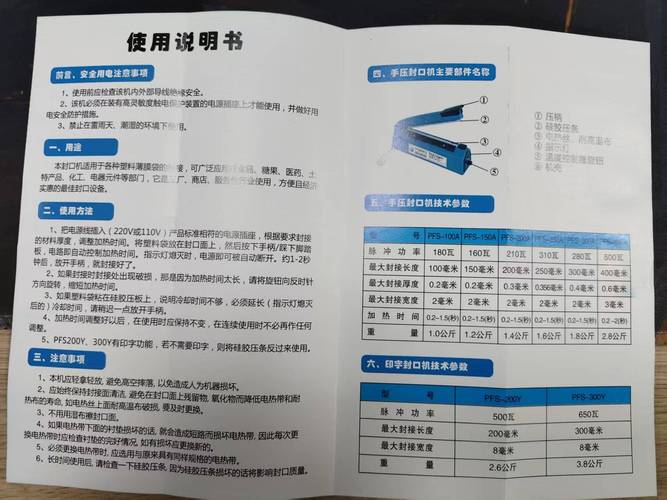 产品使用说明书安全警示条款特写