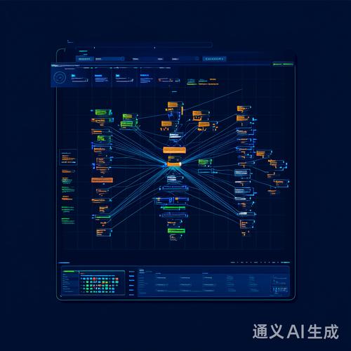 软件依赖关系网络可视化图