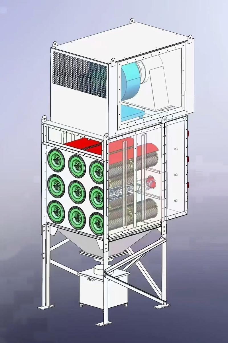 滤筒除尘器风量平衡计算示意图