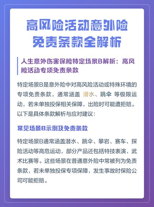 意外医疗常见免责条款清单示意图