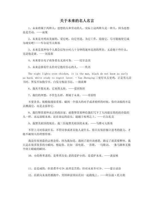 五、关于未来的几句实话