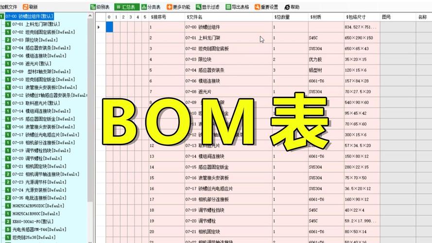 SolidWorks工程图BOM表自动属性链接