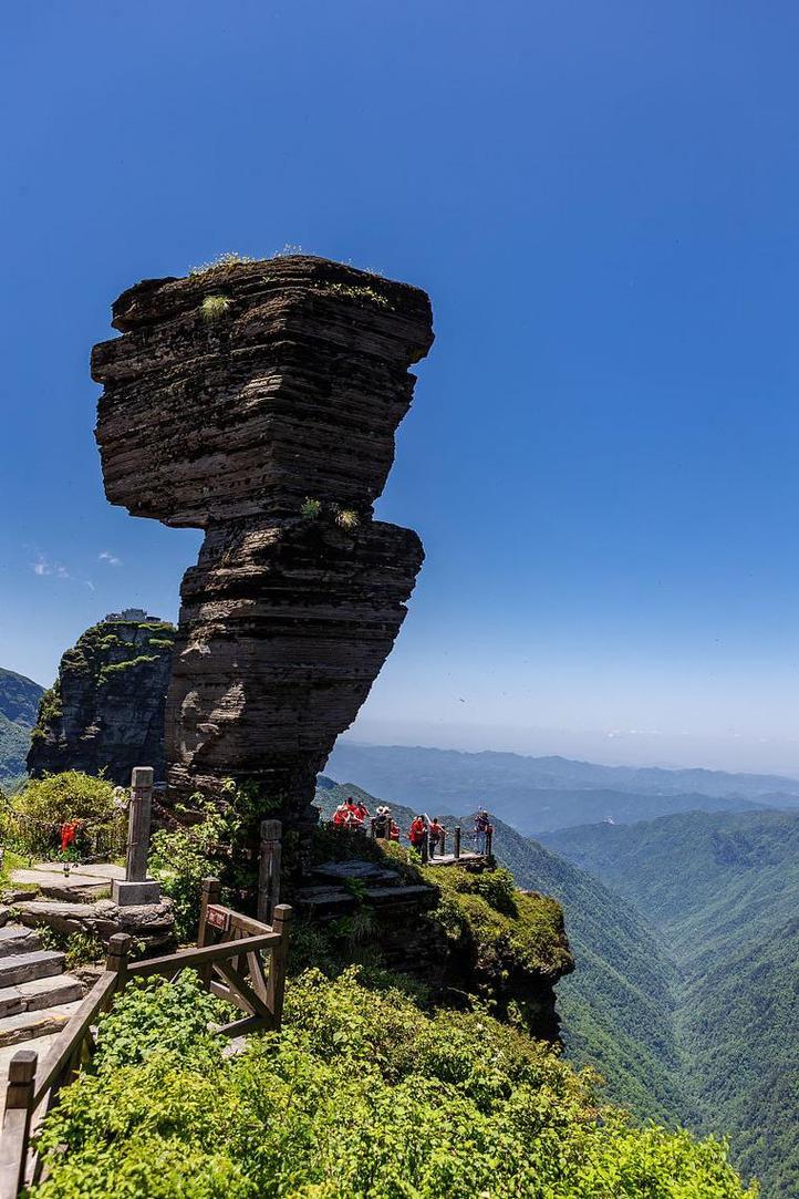 梵净山秋季红云金顶云海特写