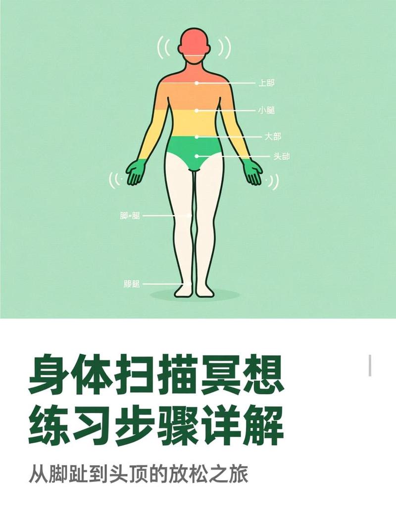 五分钟身体扫描放松法,不用记复杂动作