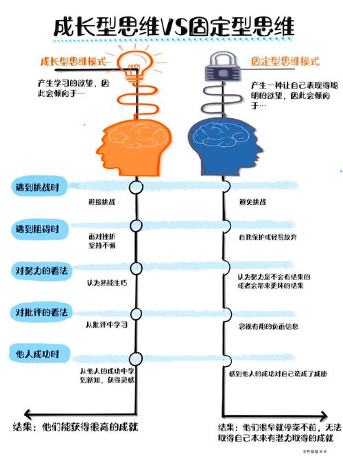 卡罗尔·德韦克关于成长型思维的经典实验场景示意图