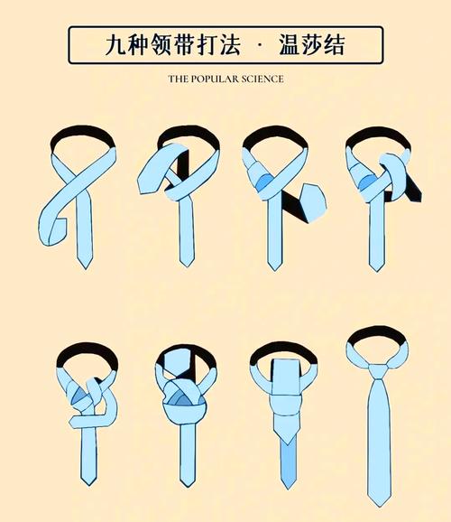 新郎半温莎结领带打法步骤分解图
