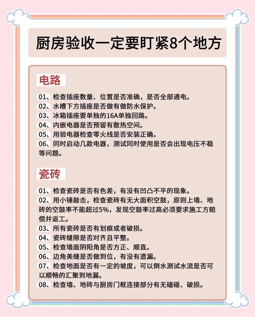 厨房装修验收入住篇