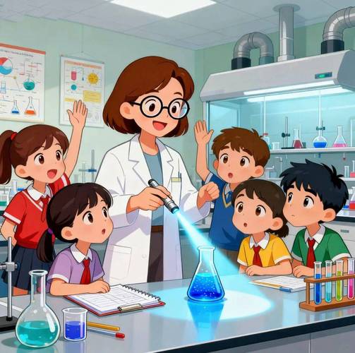 小学科学光合作用教学设计课堂实验场景