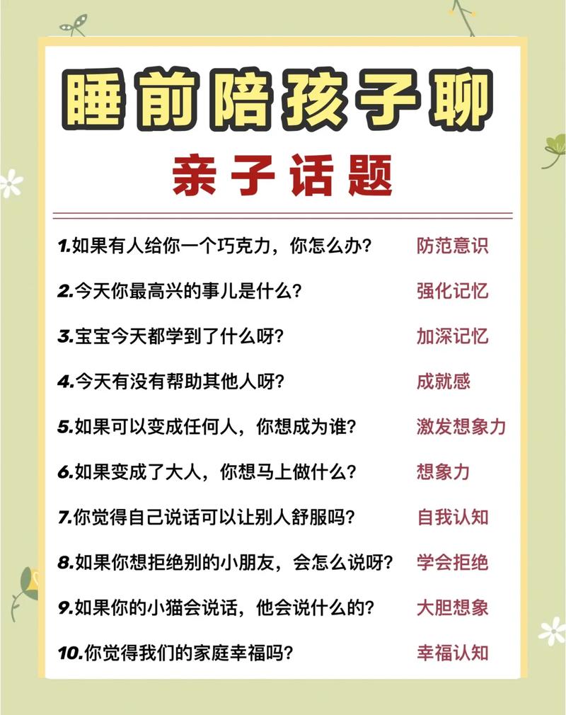 昨天晚上的亲子对话