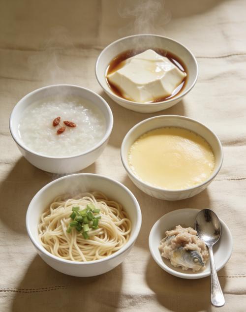 胆囊切除术后初期清淡流食餐实拍
