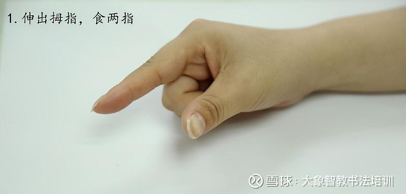 AIGC生成的带畸形手指的书法场景实拍图