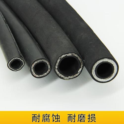 液压软管截面结构 钢丝编织层和橡胶层